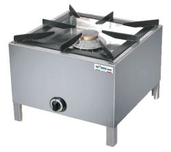 Professional gas cooker Teknoline FLG110 Stainless steel structure with removable burner LPG gas cooker with a fire Power 11000W complete with kit methane produced in Italy and sold by MPC SHOP Gas cooker first price