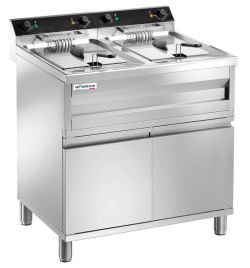 teknoline  Fryer 2 Tanks Of 12 Lt On Cabinet  is a product on offer at the best price