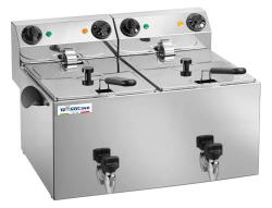 teknoline  Tabletop Fryer 2 Tanks Of 8 Litres is a product on offer at the best price