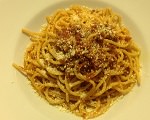 Spaghetti al capuliato di pomodoro