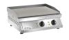 Fry top electric Teknoline FRT2L of Italian production Structure made of stainless steel Professional electric grill sold by MPC Shop Power 6000W Two-zone cooker hob made of smooth steel with separate regulation
